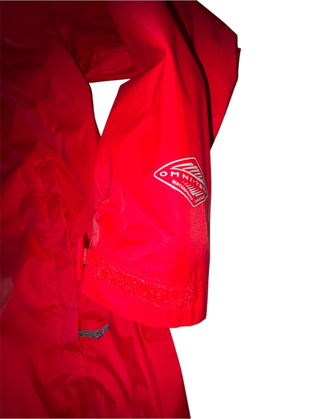 Columbia Red Hooded Rain Shell - Picture 4 of 12